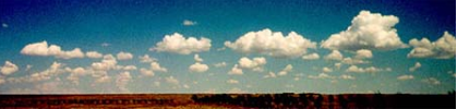 Cumulus clouds over Ephrata